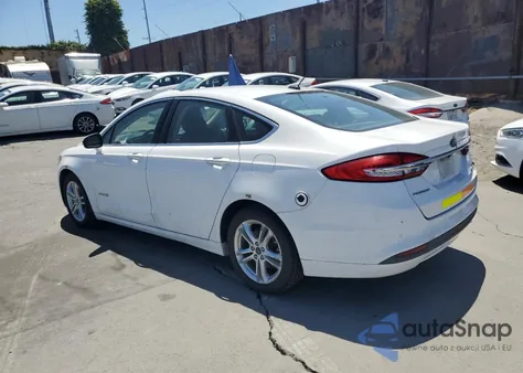 2018 Ford Fusion Se Hybrid z USA, uszkodzony, nr VIN 3FA6P0LU4JR172138